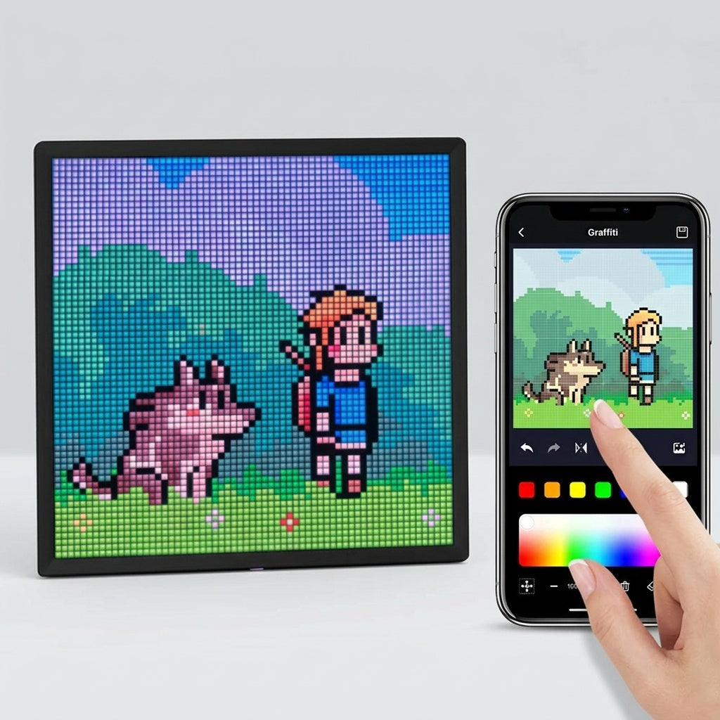 RGB LED Pixel Matrix Display for Dynamic Lighting